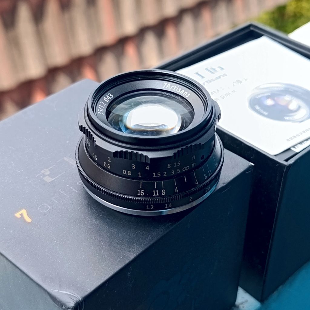 Lensa Manual 7Artisans 35mm F1.2 E-Mount Second Mulus Fungsi Normal Sony A5000 - A6700