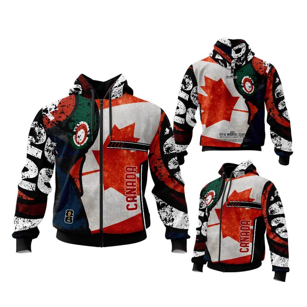 Hoodie Piala Dunia Canada | Jaket Hoodie Timnas Canada Keren