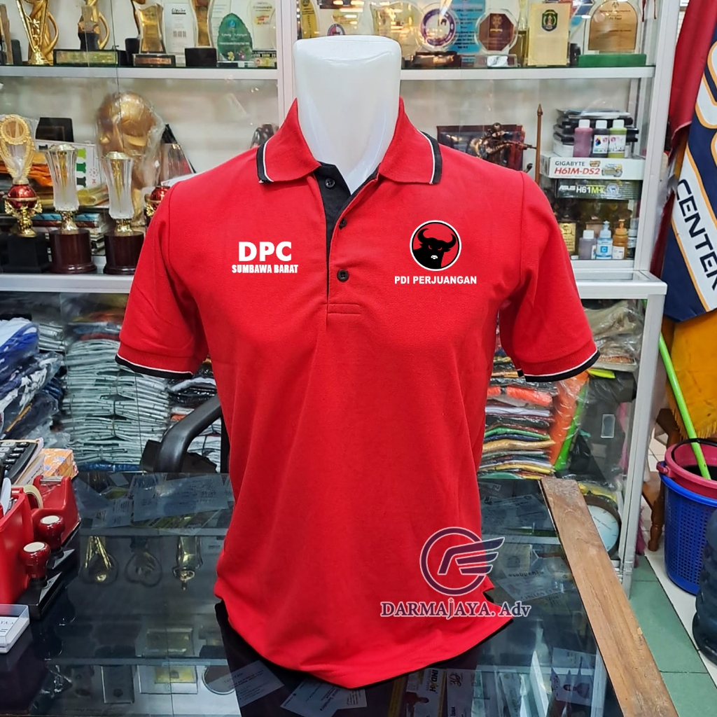 kaos partai pdi Perjuangan