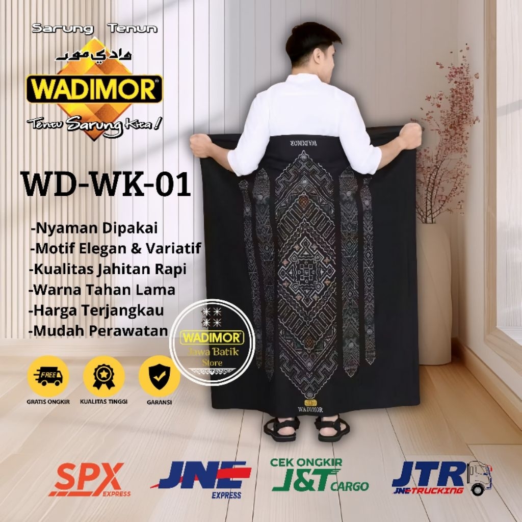 WADIMOR BORNEO sarung motif dewasa wadimor kembang borneo tumpal kembang sarung wadimor jawa batik