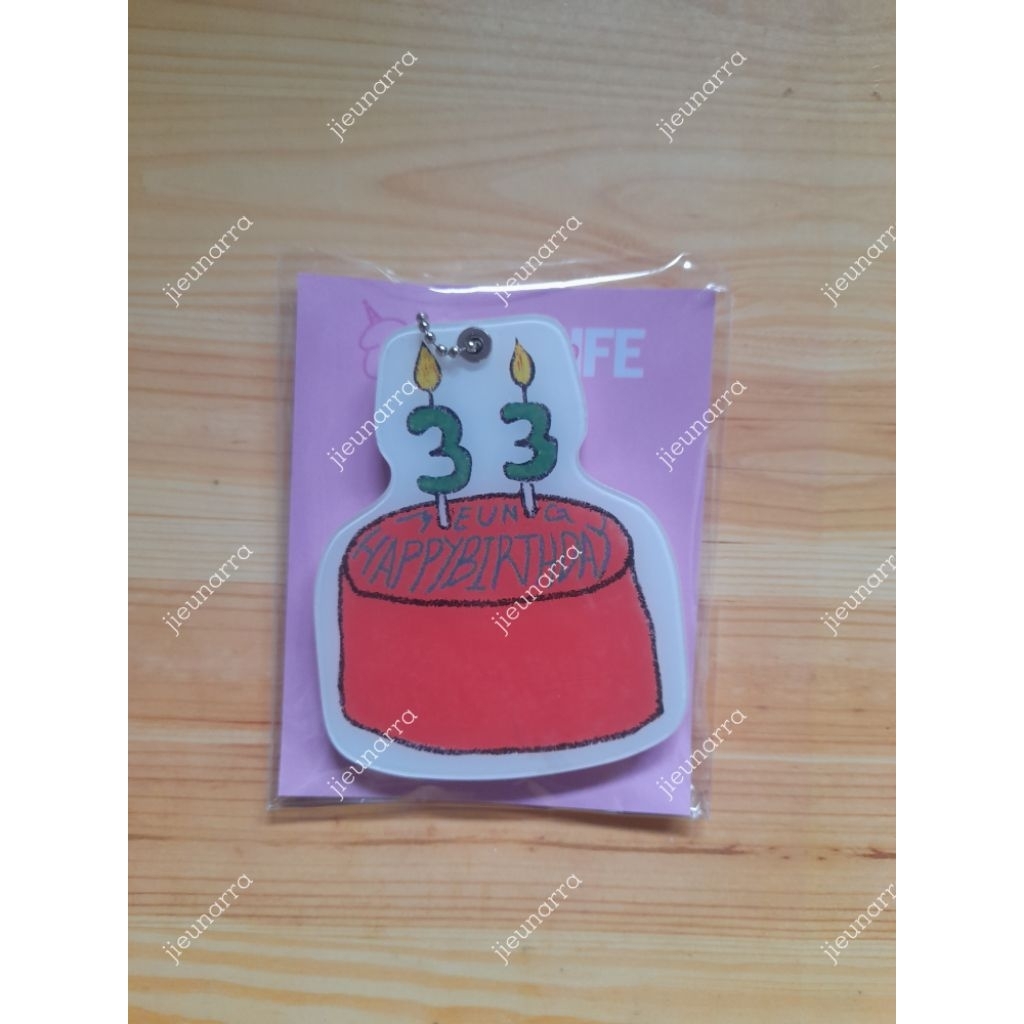 (Sealed) Jeong Eunji Apink Official Merchandise - Mirror Keyring 2025 Birthday Party [A Day Of Life]