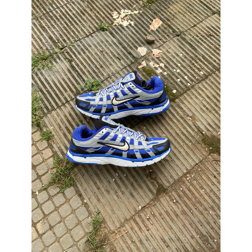 nike p6000 blue silver second