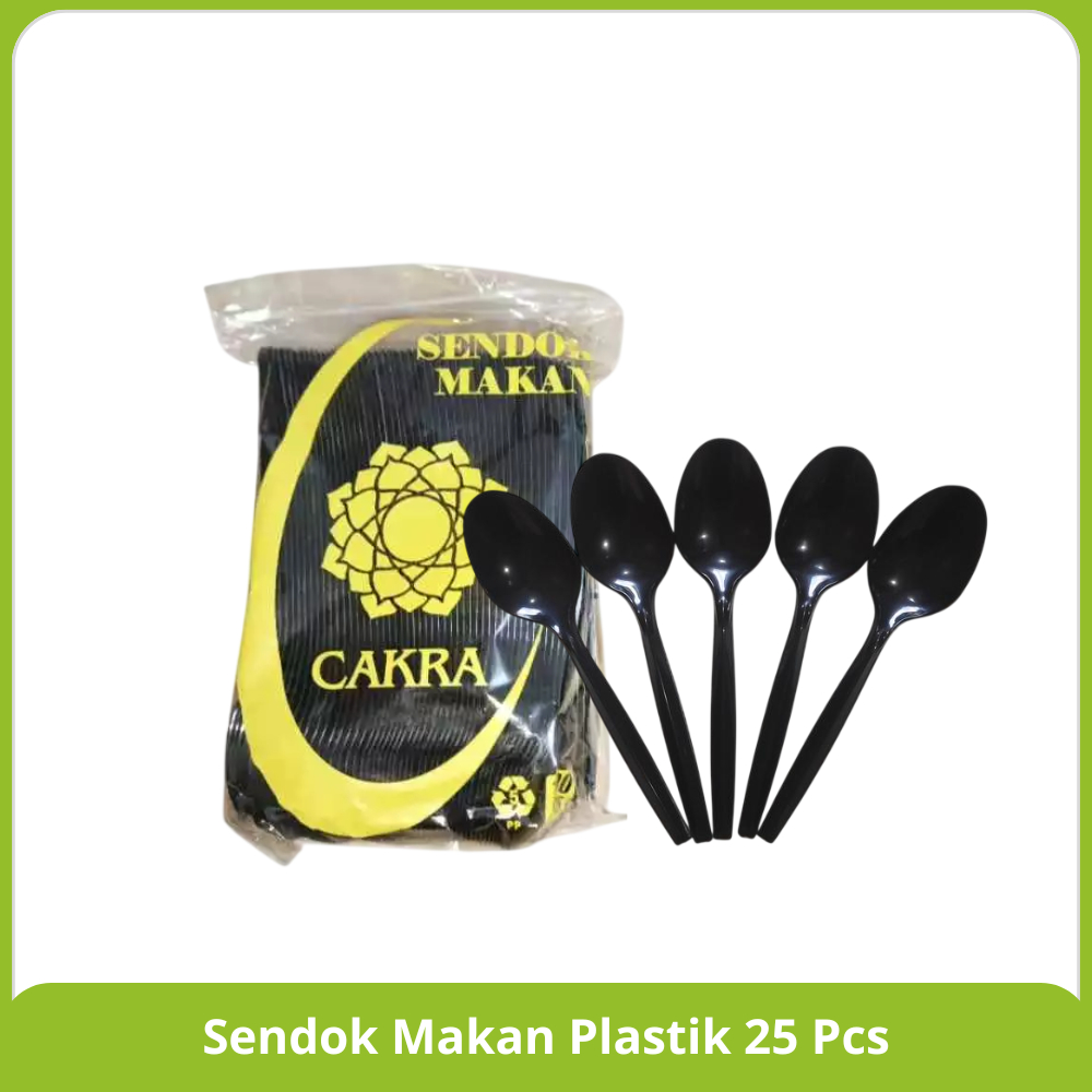 [100PCS] Sendok Makan Plastik Garpu Makan Plastik