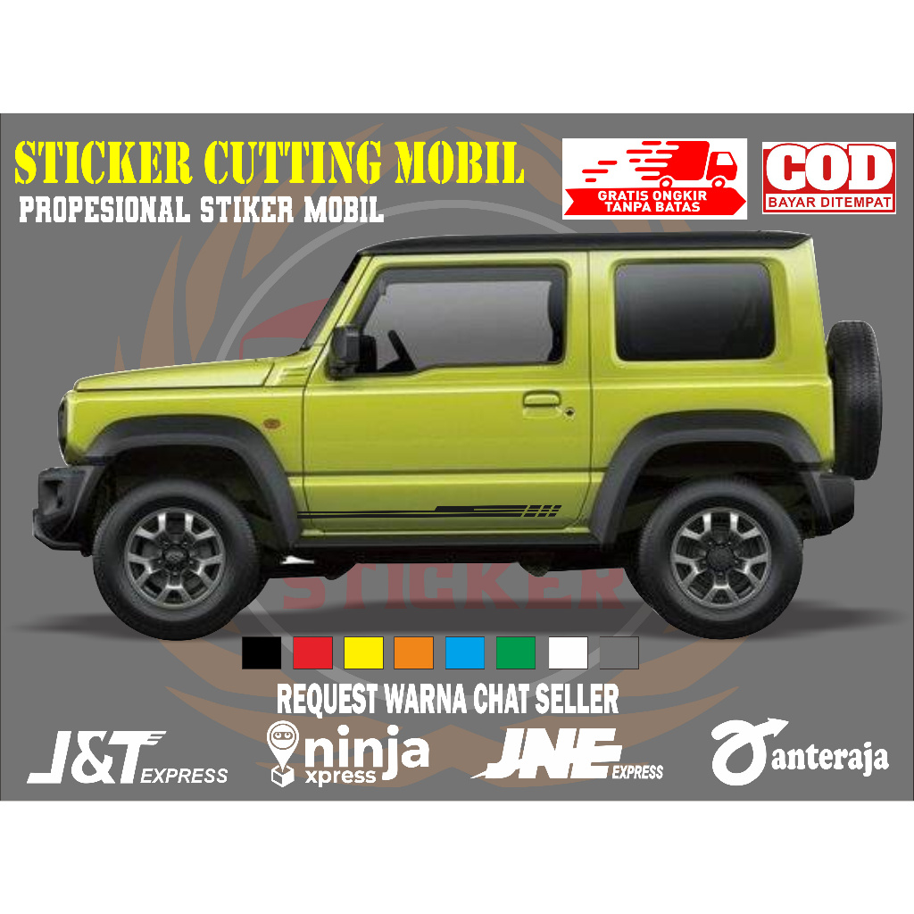 sticker mobil jimny sticker mobil suzuki jimny stiker mobil jimny keren sticker variasi body mobil