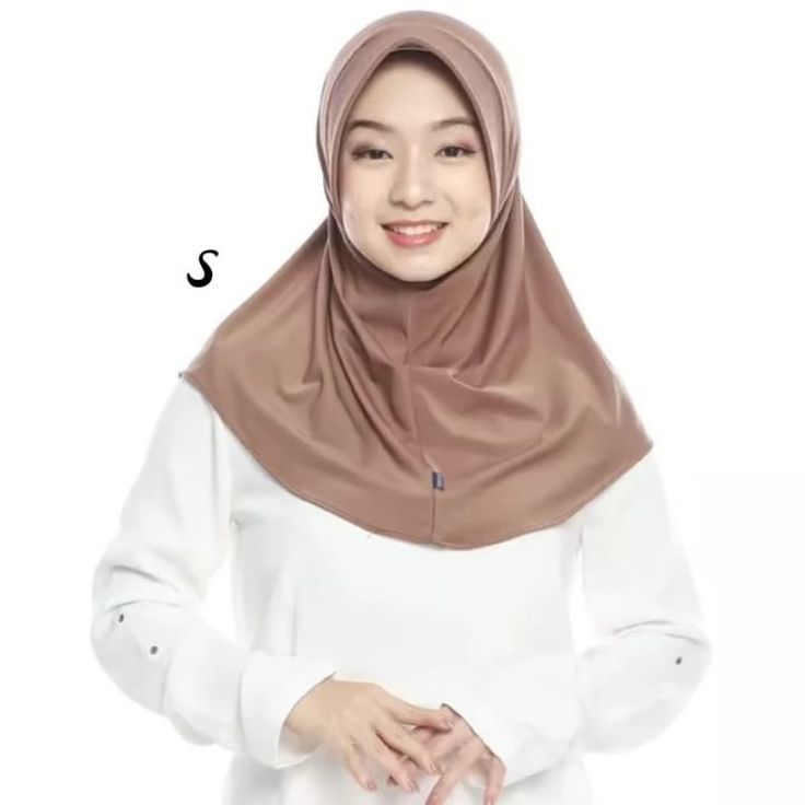 *DIN* Hijab instant bergo jersey - bahan lembut