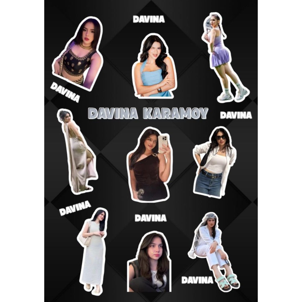 STIKER SET DAVINA KARAMOY – STYLE KEKINIAN & SUPER ESTETIK
