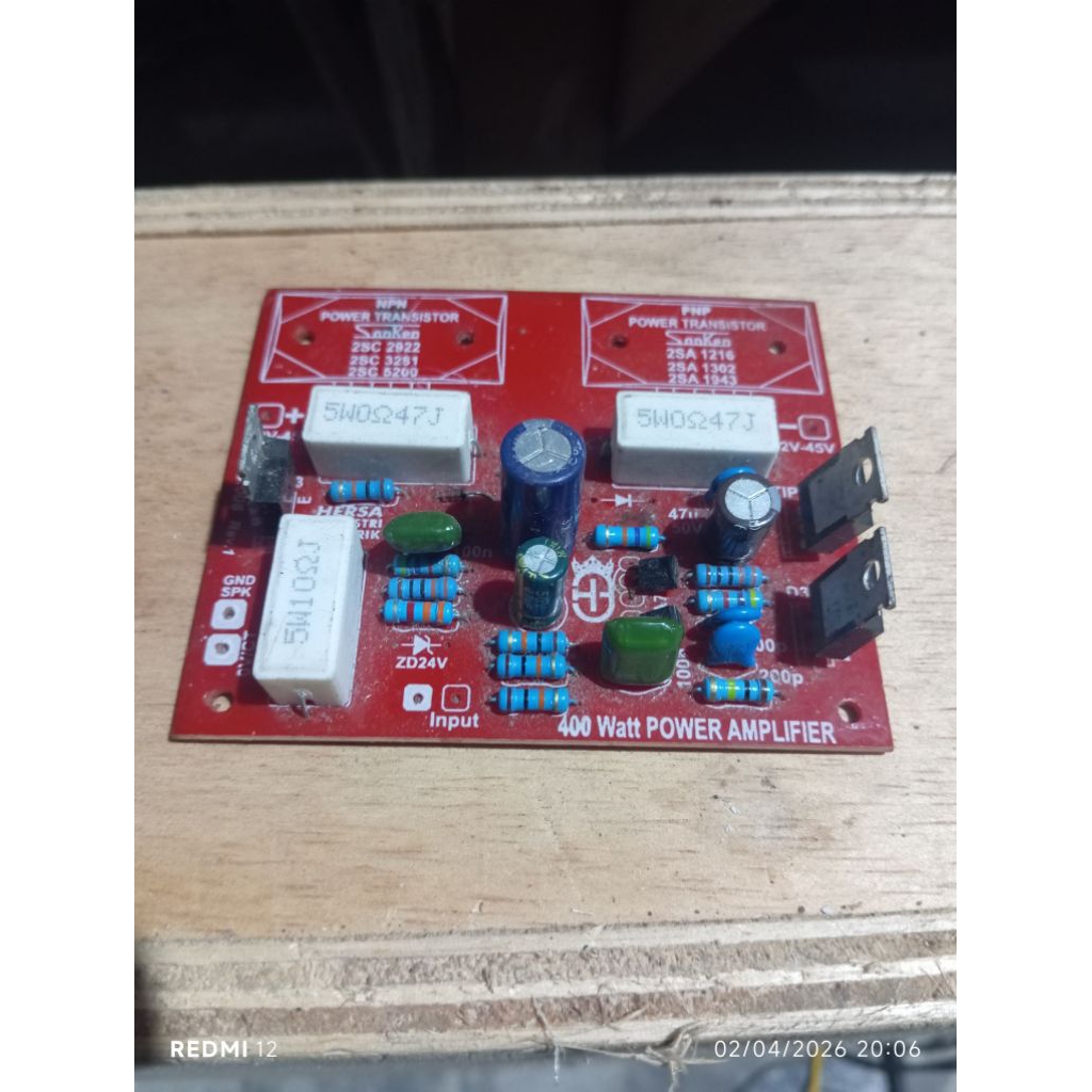 PAKET DRIVER POWER AMPLIFIER BALAP (EX)