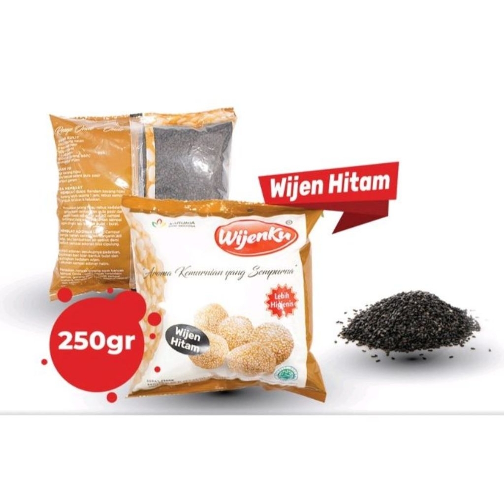 wijen hitam wijenku 250gr
