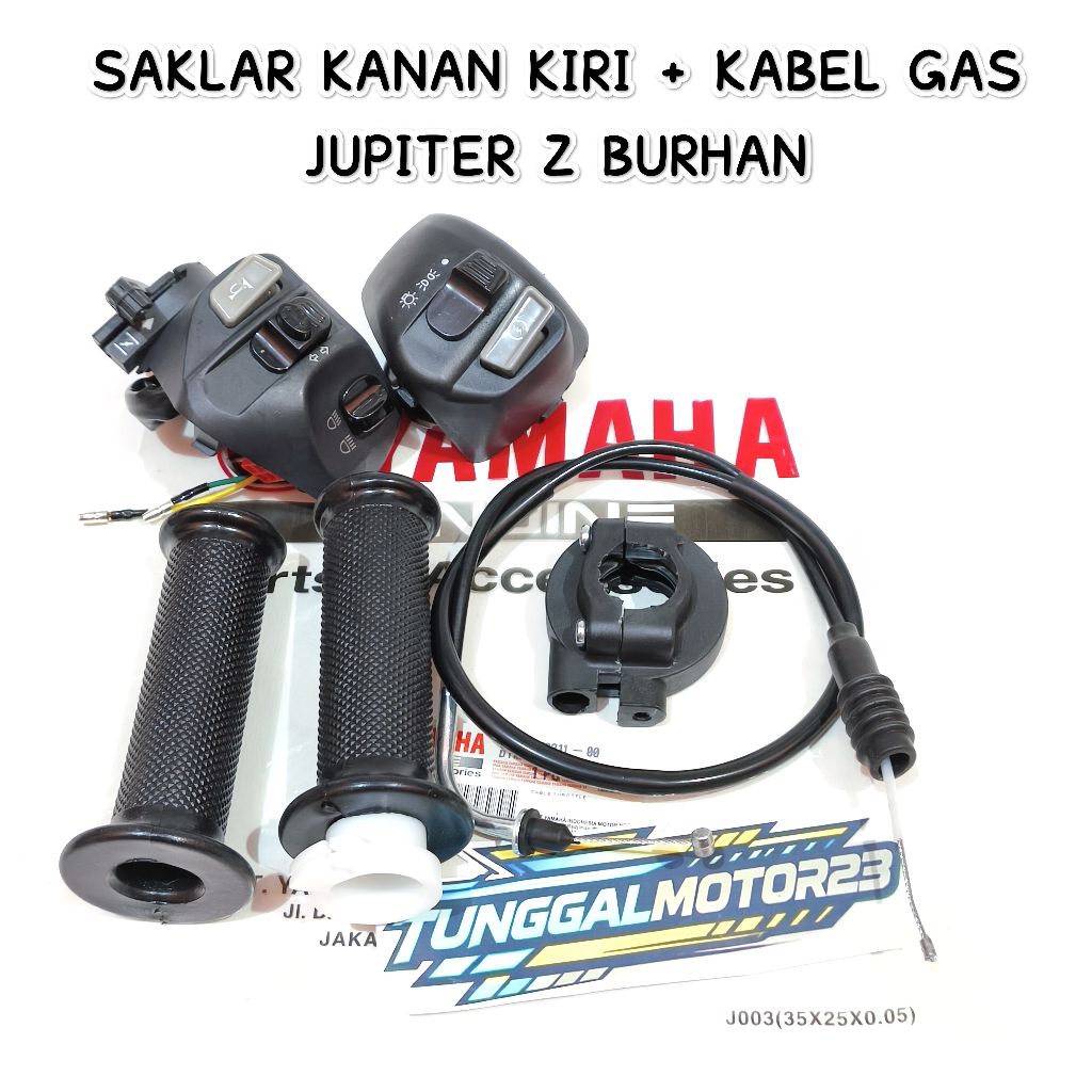 PAKET SAKLAR KANAN KIRI + KABEL GAS JUPITER Z BURHAN