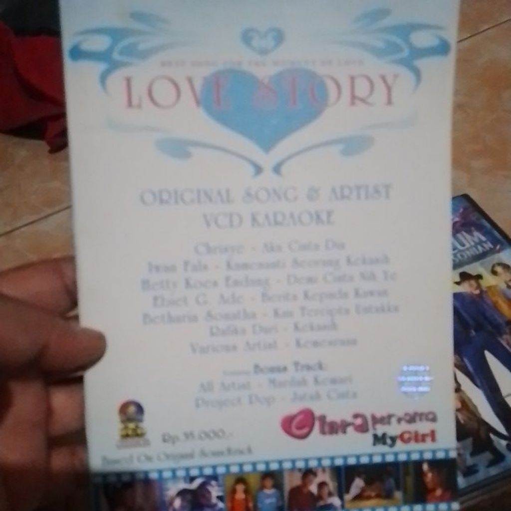 VCD KARAOKE LOVE STORY