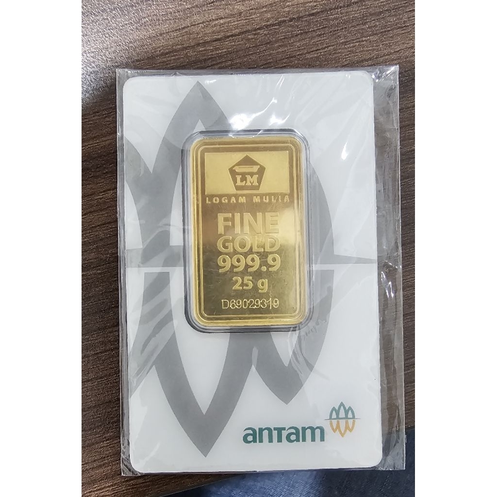 ANTAM 25 GRAM 2019 EMAS LOGAM MULIA