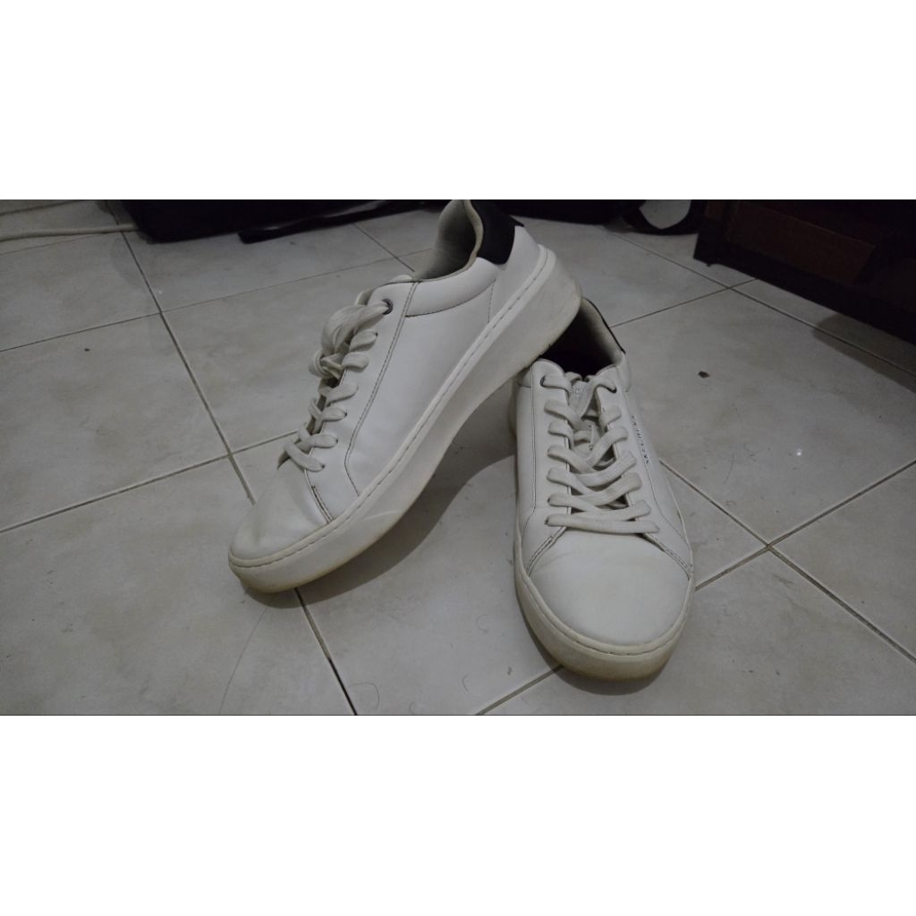 [ORIGINAL] Sepatu Skechers White SN 183175 Big Size 45 (29cm)