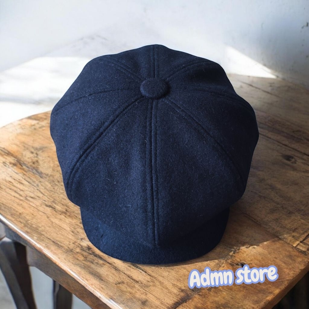 Topi newsboy original wool laken / topi jamur / topi peaky blinders/ topi sutradara / topi seniman