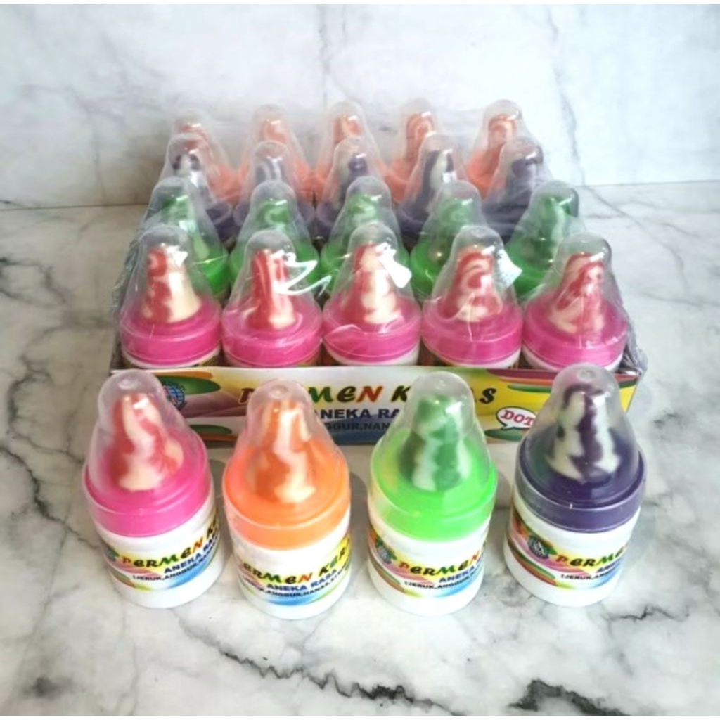 Permen Dot Permen Jajanan Anak Tempo Dulu Permen Jadul isi 20 pcs