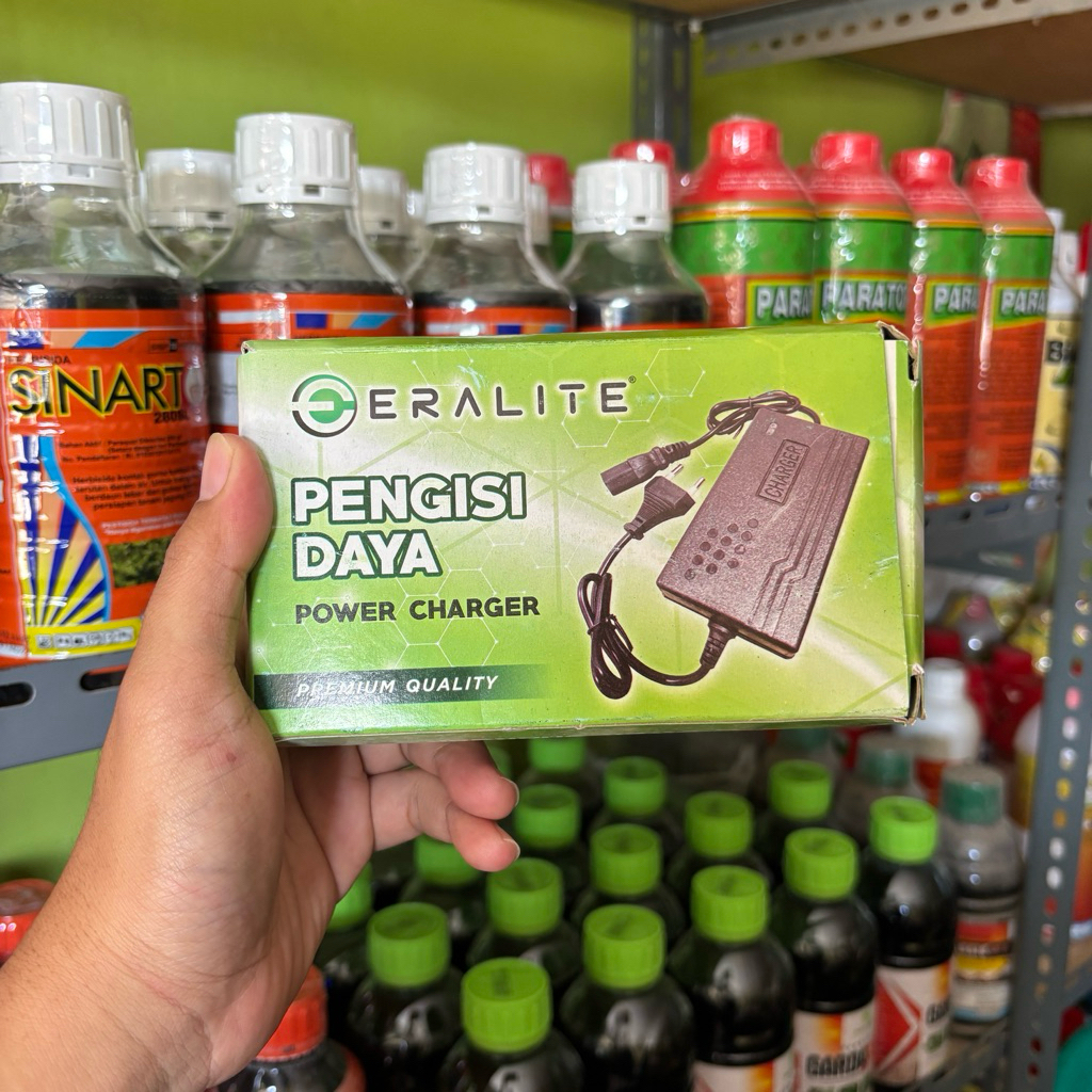 Charger Sprayer Elektrik Eralite Power Charger 12V Universal Pengisi Daya Tangki Semprot Elektrik