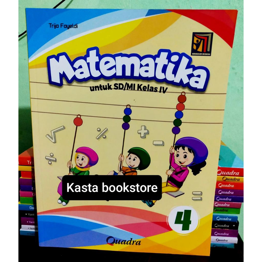 Buku Matematika Kelas 4 SD Kurikulum Merdeka Quadra