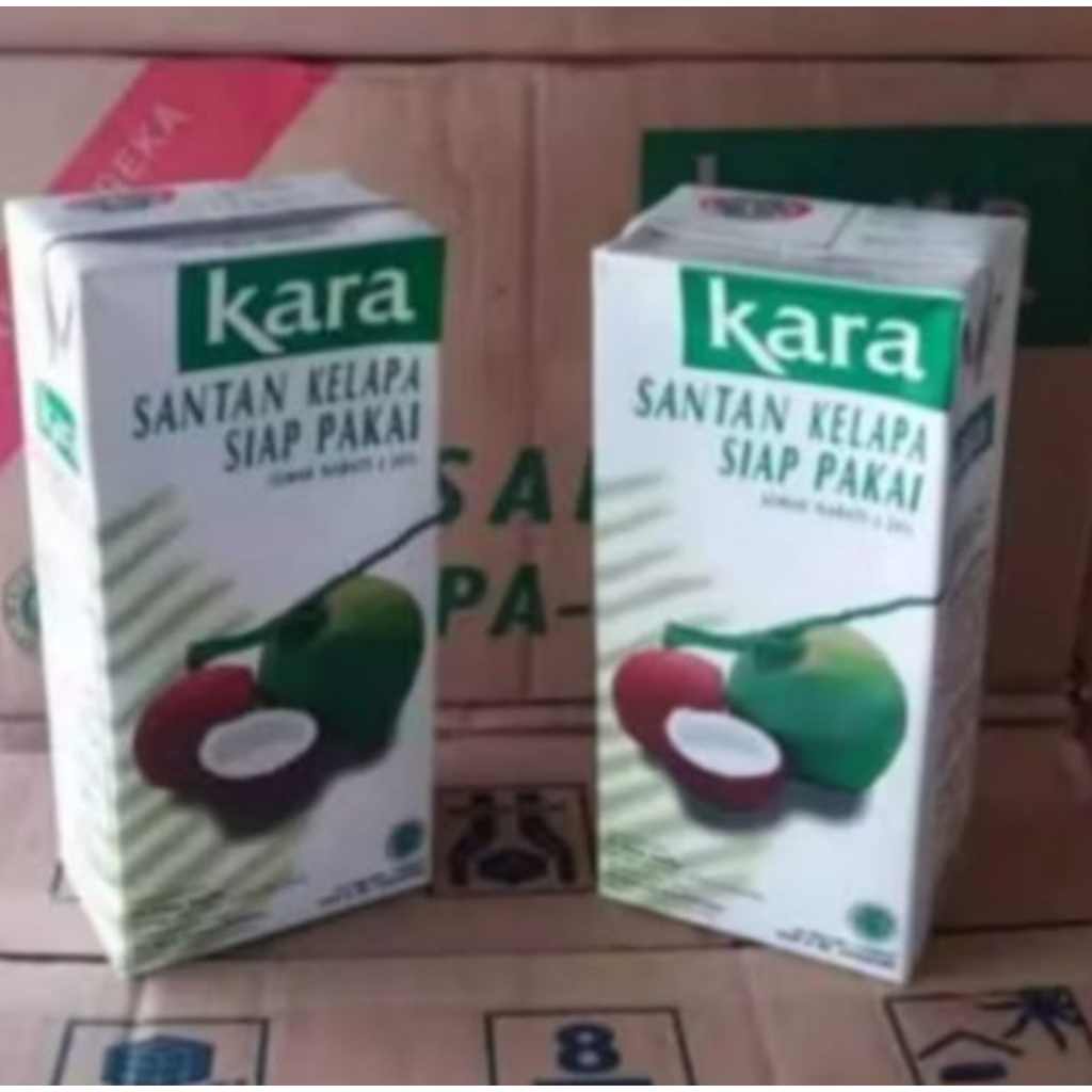 1 dus santan kara @1liter isi 12 kotak