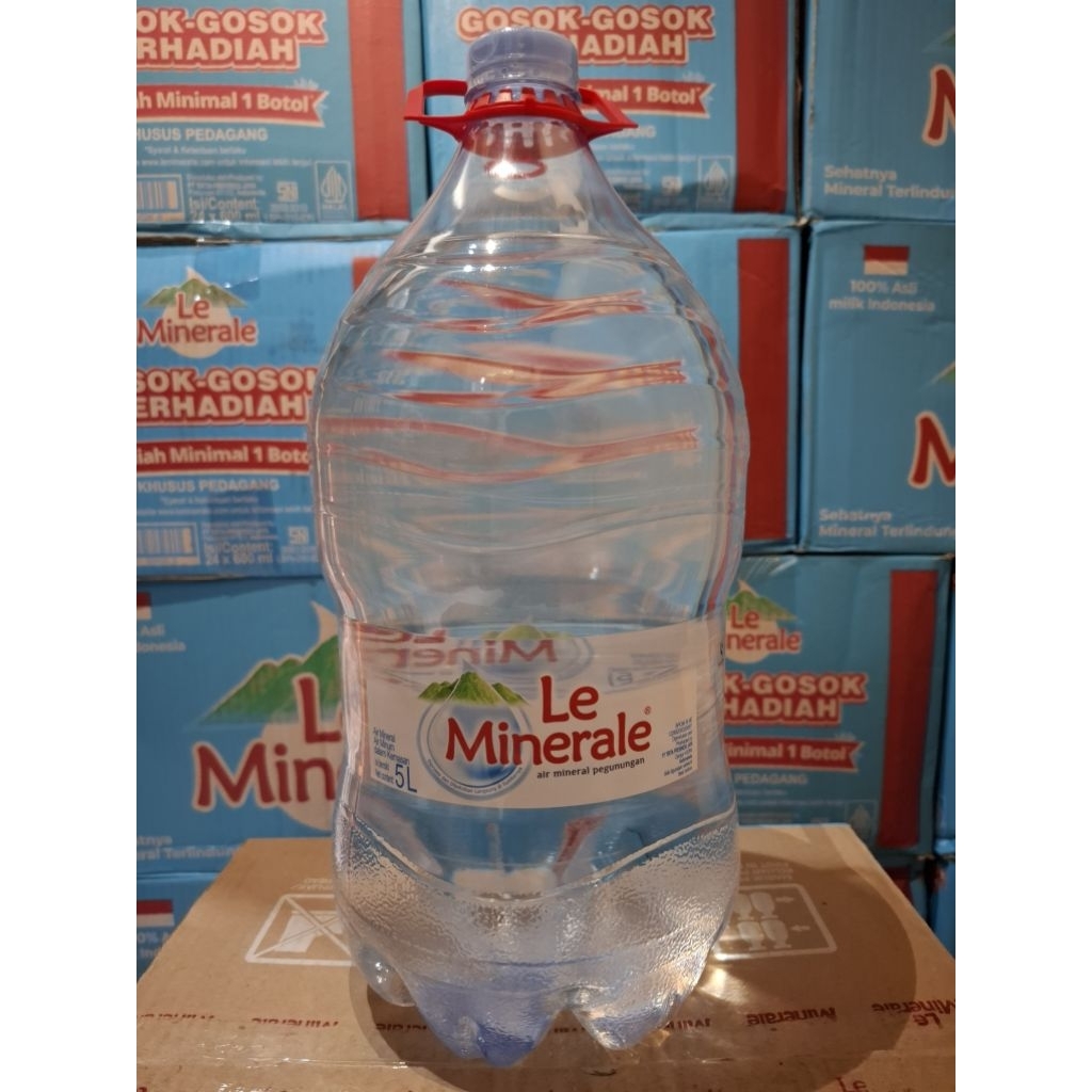 Le Minerale Galon 5Liter (Harga Tertera Untuk 1 galon 5 liter)