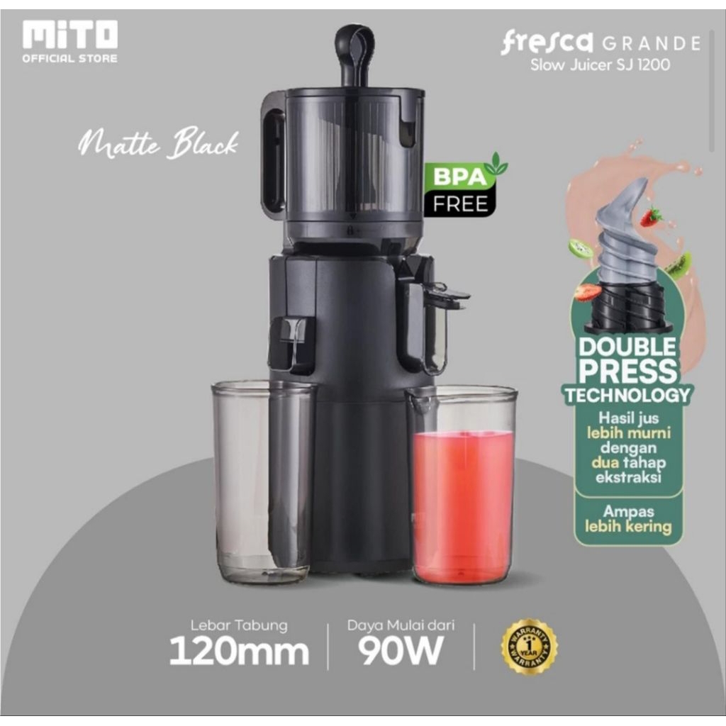 MITO SLOW JUICER FRESCA GRANDE SJ-1200