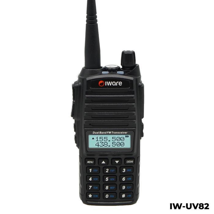 HANDY TALKIE (HT) IWARE IW-UV5R 8W / IWARE IW-UV82 8W Jarak 10KM 8watt