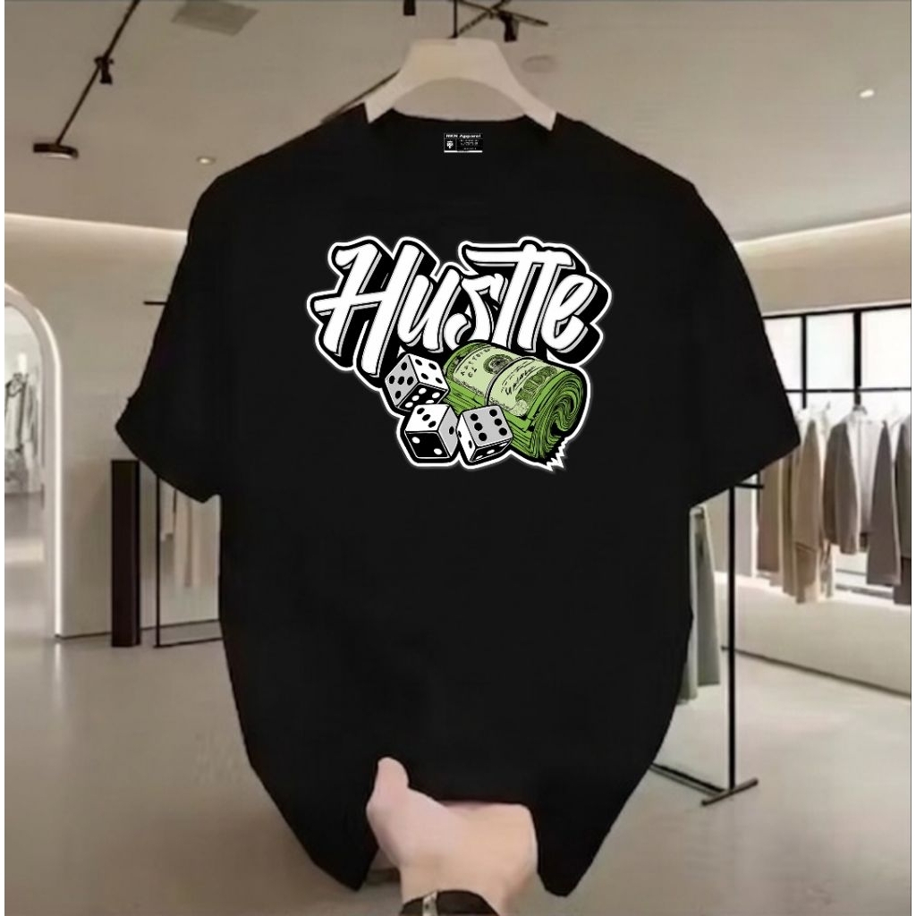 RKN Apparel - Kaos Cotton Combed 20s Hustle Premium Streetwear