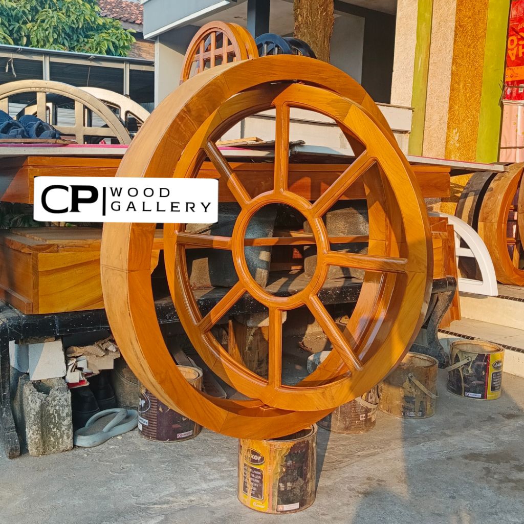 Kusen Jendela Bulat Aesthetic Diameter 120cm | KJC-8