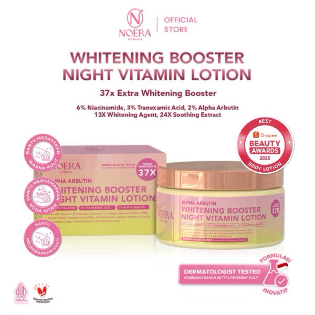 NOERA HB DOSTING PEMUTIH BADAN BOOSTER BPOM ASLI