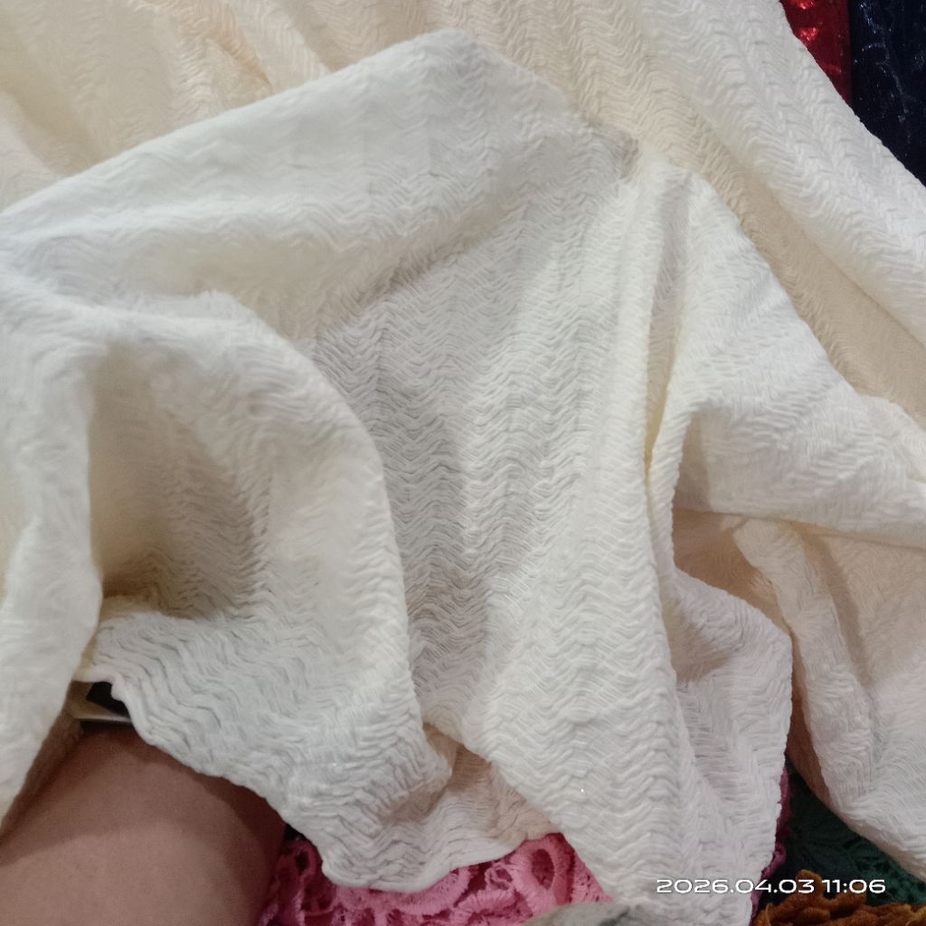 HARGA/0,5 M | KAIN BROKAT PREMIUM MEWAH | KAIN BRUKAT TIMBUL | BAHAN BROKAT KUNING GADING