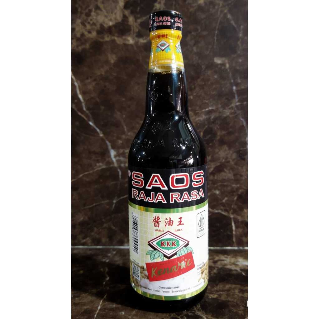 Saos Raja Rasa kenarie/Kecap KKK 600 ml - Botol Kaca ASIN GURIH HALAL