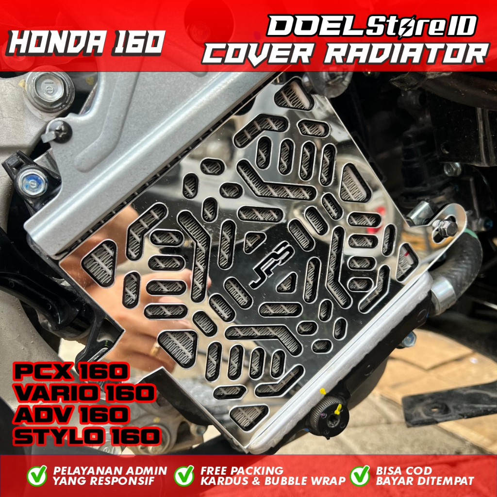 Cover Radiator Honda VARIO PCX ADV STYLO Tutup Radiator Honda 125/150/160 Aksesoris Doel 01