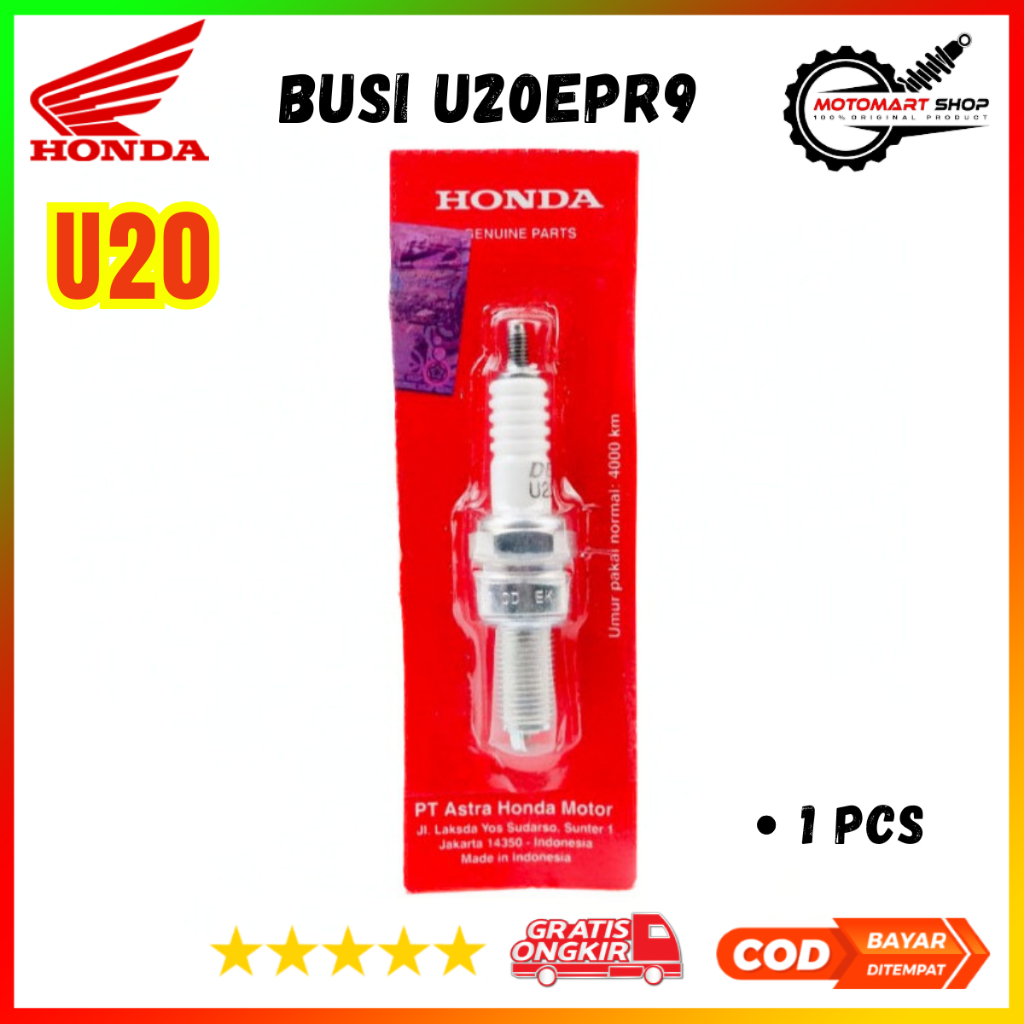 Busi U20EPR9 Honda Beat / Busi Supra x 125 / Busi Denso Honda U20EPR9 - U20