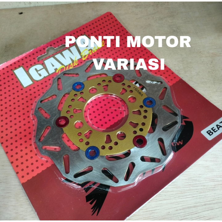 PONTI MOTOR Piringan Cakram Depan Variasi Honda Beat Fi Vario Scoopy / Piringan beat