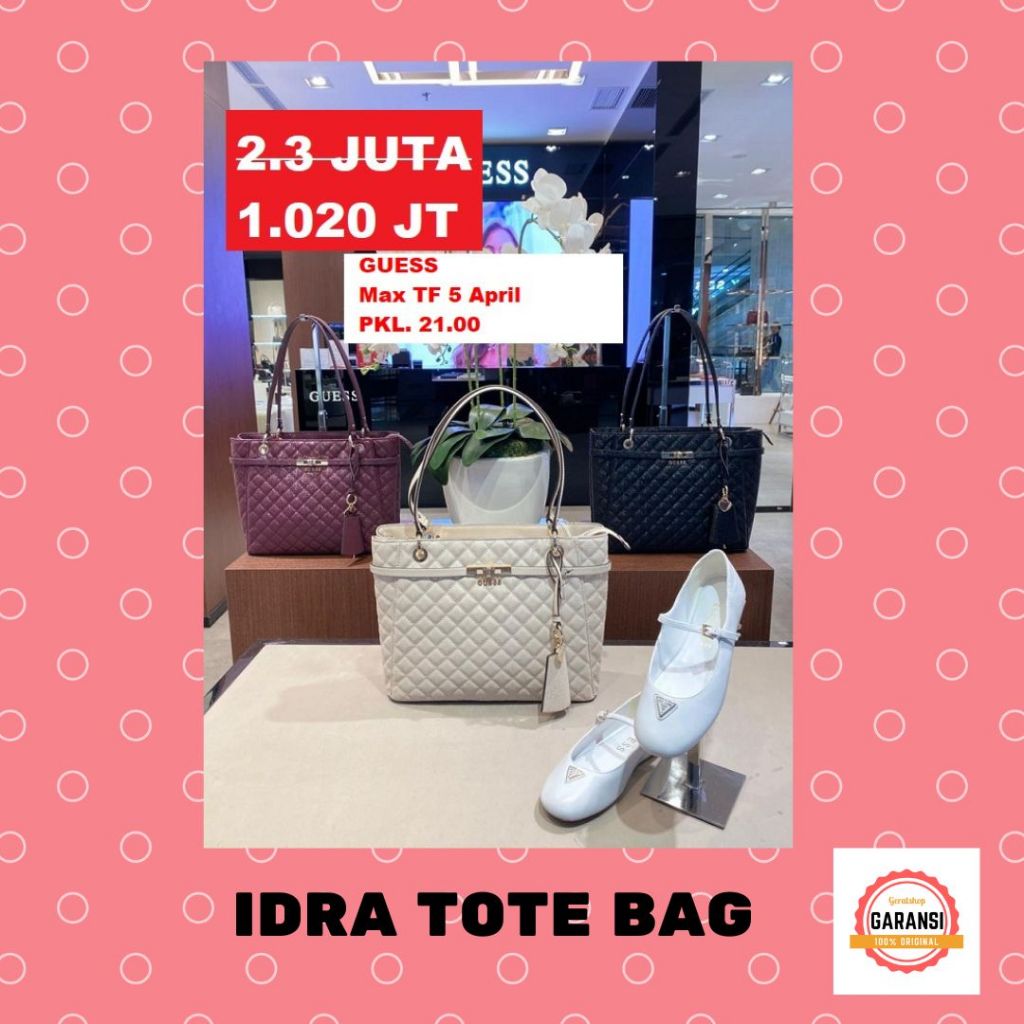 Tas Guess wanita seri SORA GIRLFRIEND CARRYALL tote bag 100% original