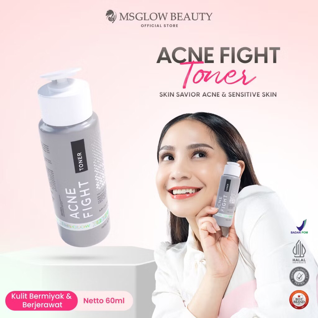 Toner Acne Ms Glow (EXP Juni 2026)