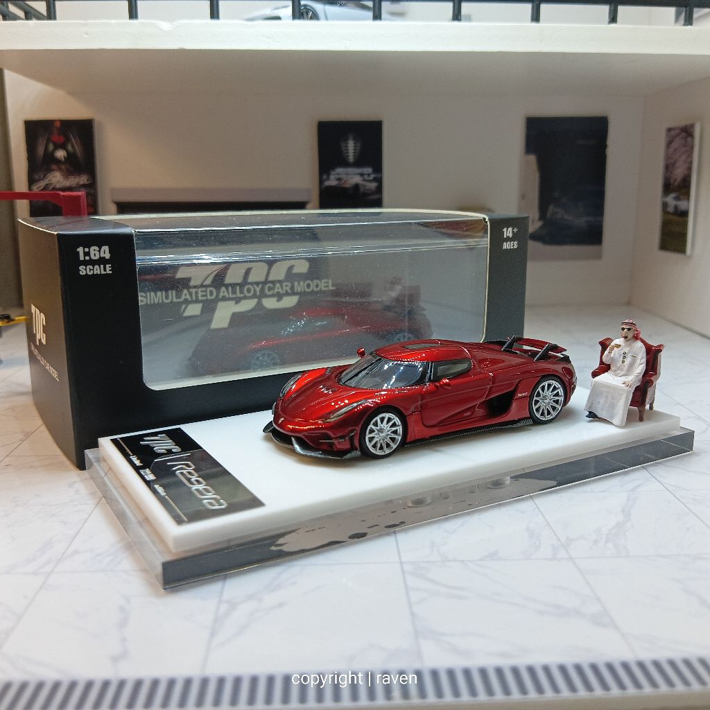 tpc koenigsegg regera metallic red