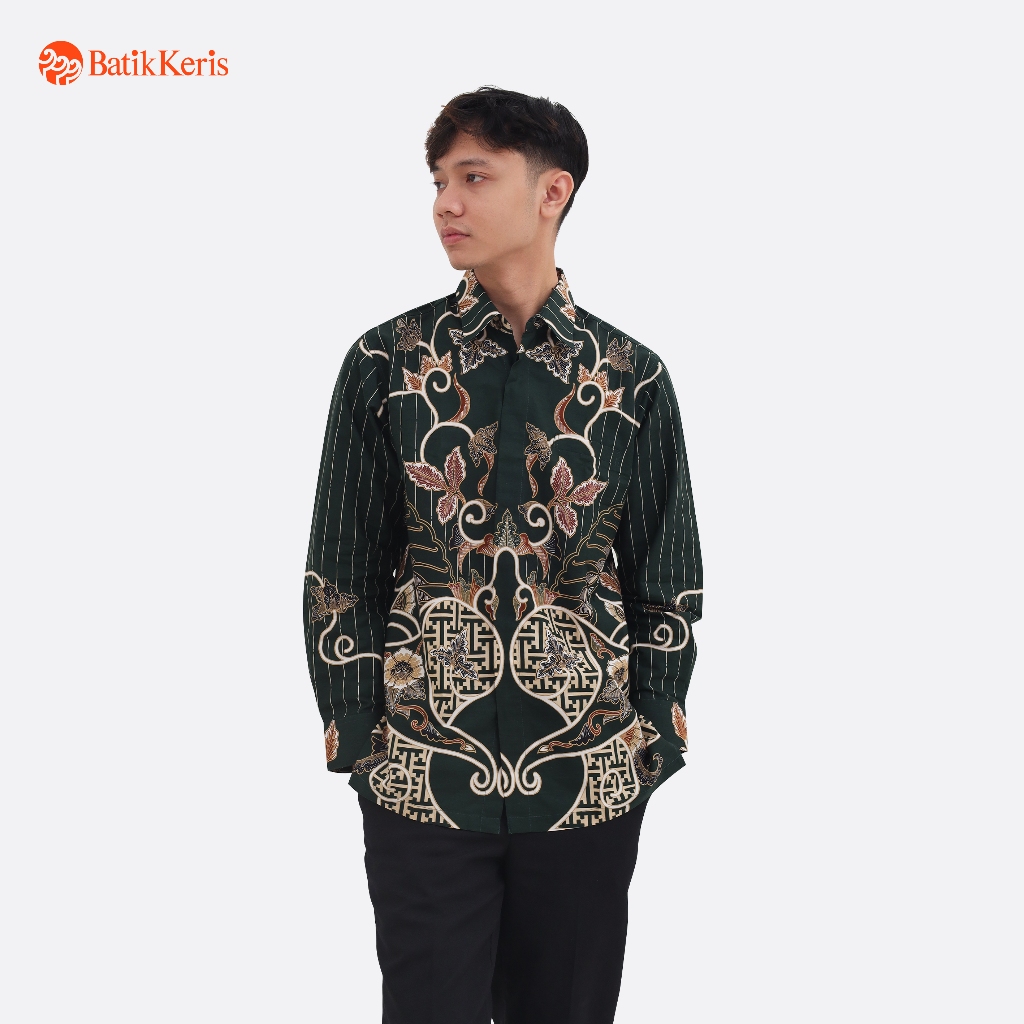 Batik Keris Kemeja Reguler Fit Lengan Panjang Keris Padmarini