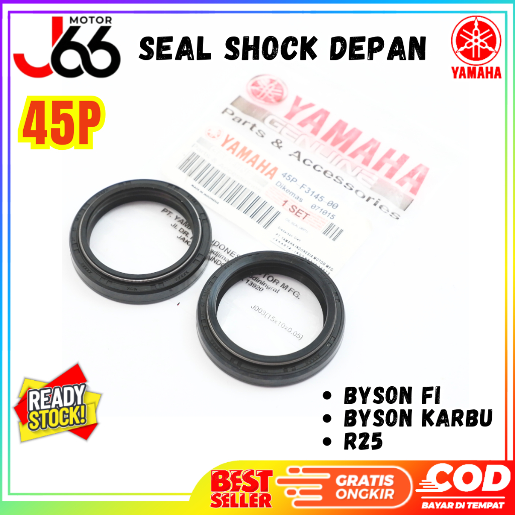 Seal Shock Depan Byson - Sil Seal Shock Depan Yamaha Byson FI - 45P-F3145-00 Asli