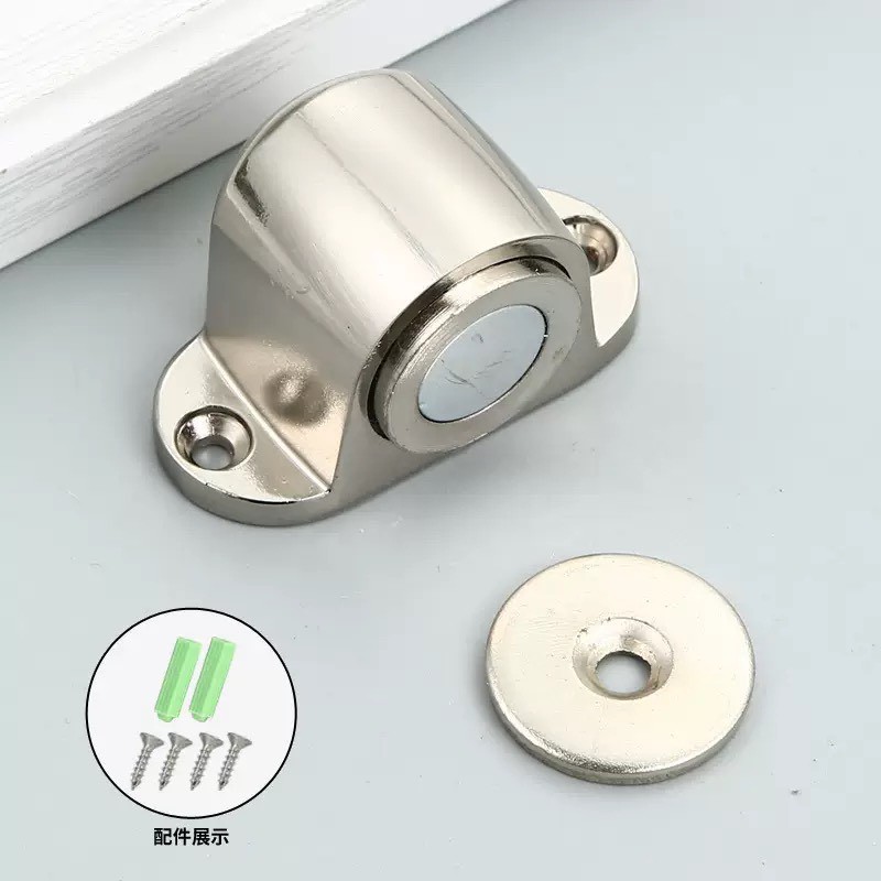 Penahan Pintu magnet mini stainless 30a- magnet pintu kecil kuat minimalis