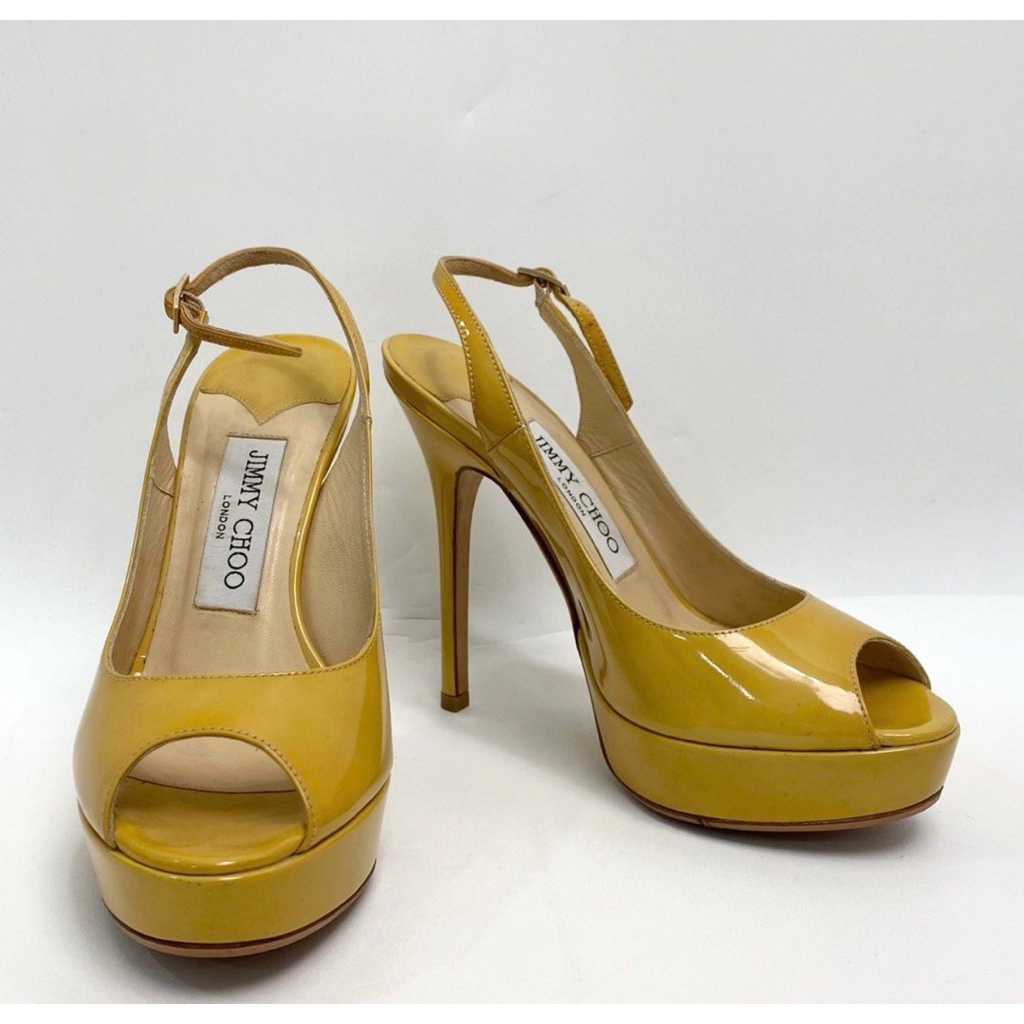 Jimmy Choo EU 35 Slingback Heels Sepatu ORIGINAL