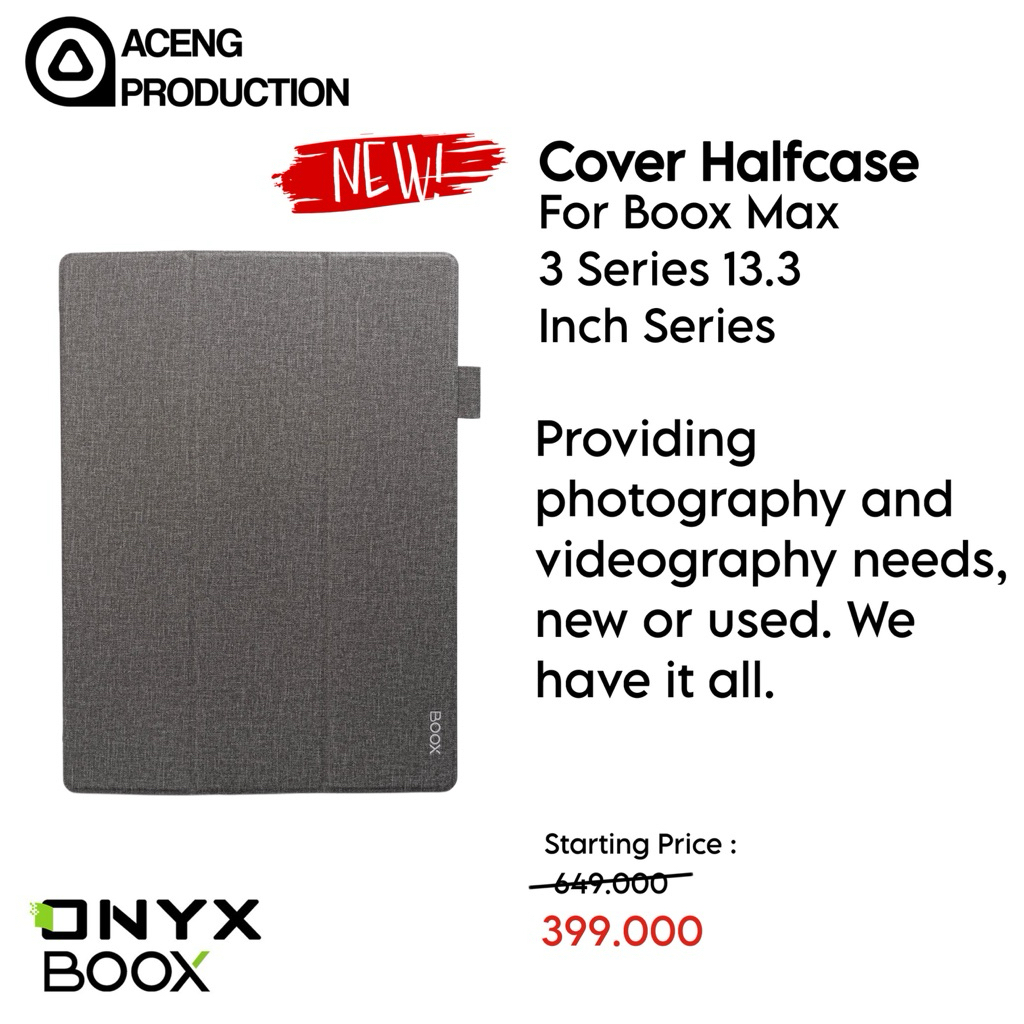 Onyx Boox Cover Halfcase For Boox Max 13.3 Inch Series