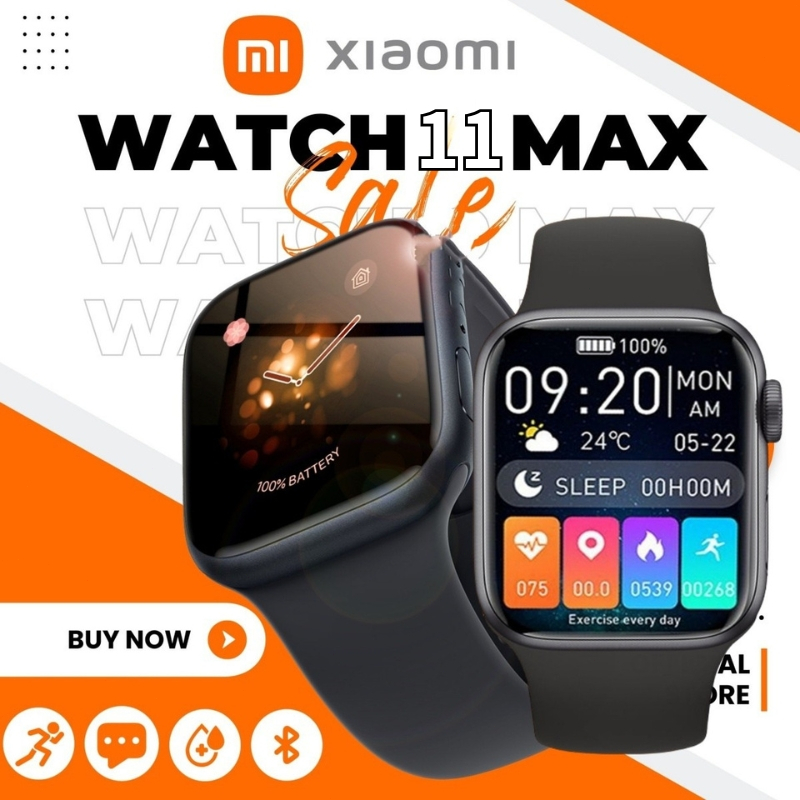 Xiaomi Smart Watch S11 PRO 2.03 Inch Screen Sport Watch IP68 Waterproof Blood Oxygen Monitor for And