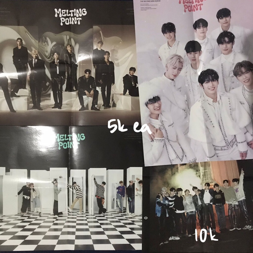 [READY STOCK] FOLDED POSTER ZEROBASEONE ZB1 ALBUM YITS MELPO YOUTH IN THE SHADE MELTING POINT LOYALT