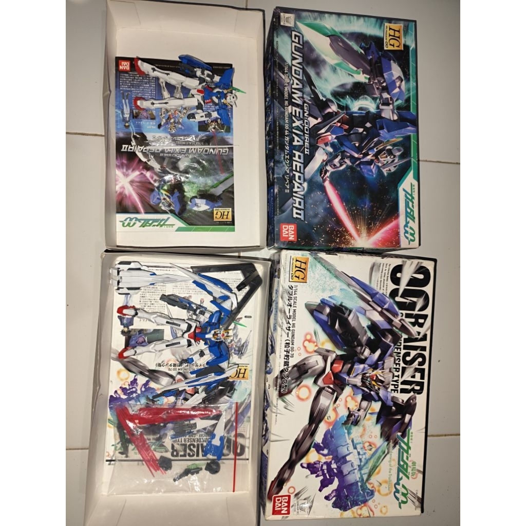 hg 00 raiser consender type + exia repair 2 bandai