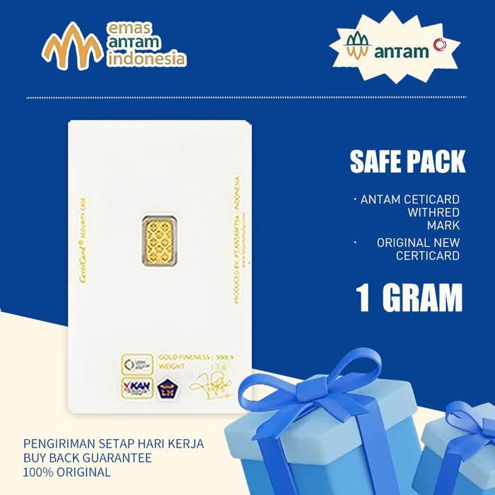0,5 GR (GRAM) GOLDBAR/LOGAM MULIA/LM/EMAS BATANGAN ANTAM BERSERTIFIKAT LBMA - 0,5g 2026