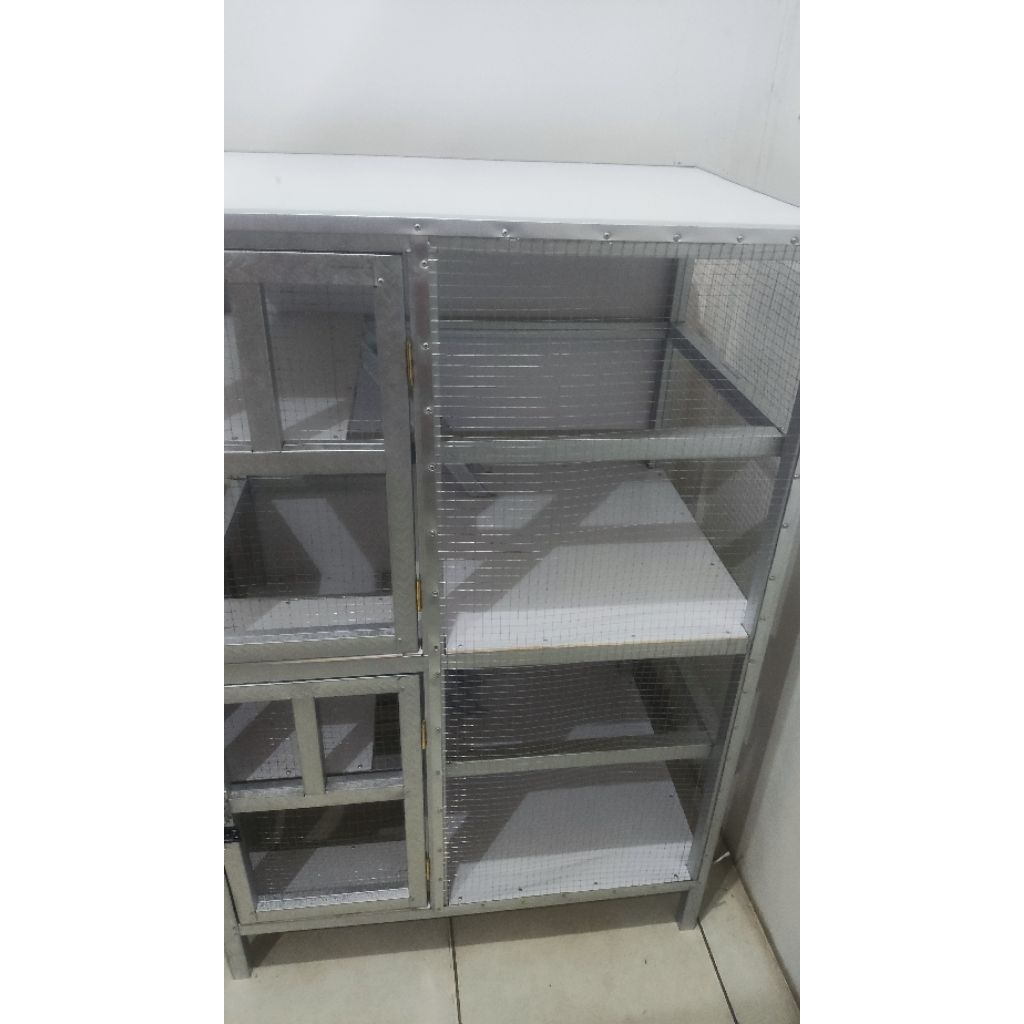 kandang kucing bertingkat 2