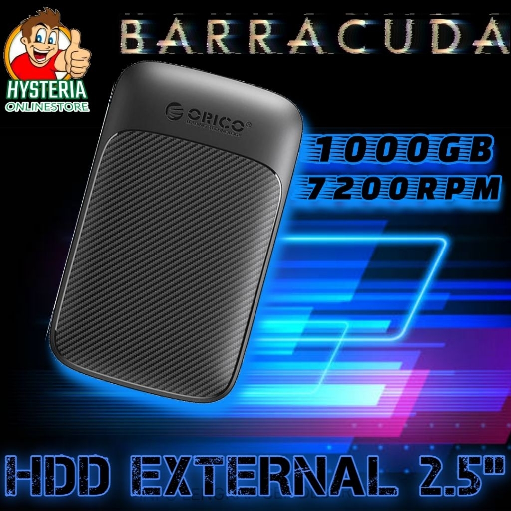 Hardisk Eksternal 1Tb 7200RPM | HDD Harddisk External 1Tb 7200RPM For PS4 PC LAPTOP PS3 Garansi