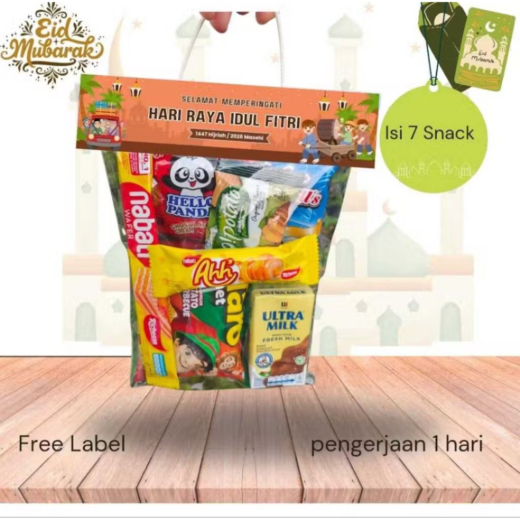 PAKET SNACK LEBARAN EDISI RAMADHAN SPESIAL LABEL LEBARAN