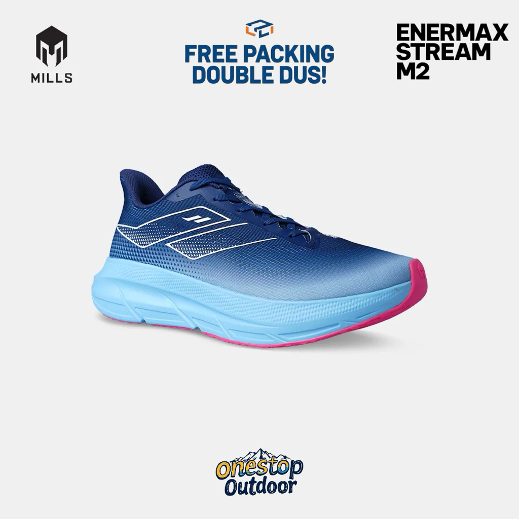 Mills Enermax Stream M2 Original - Sepatu Lari Mills Enermax Stream - Running Shoes Mills Enermax