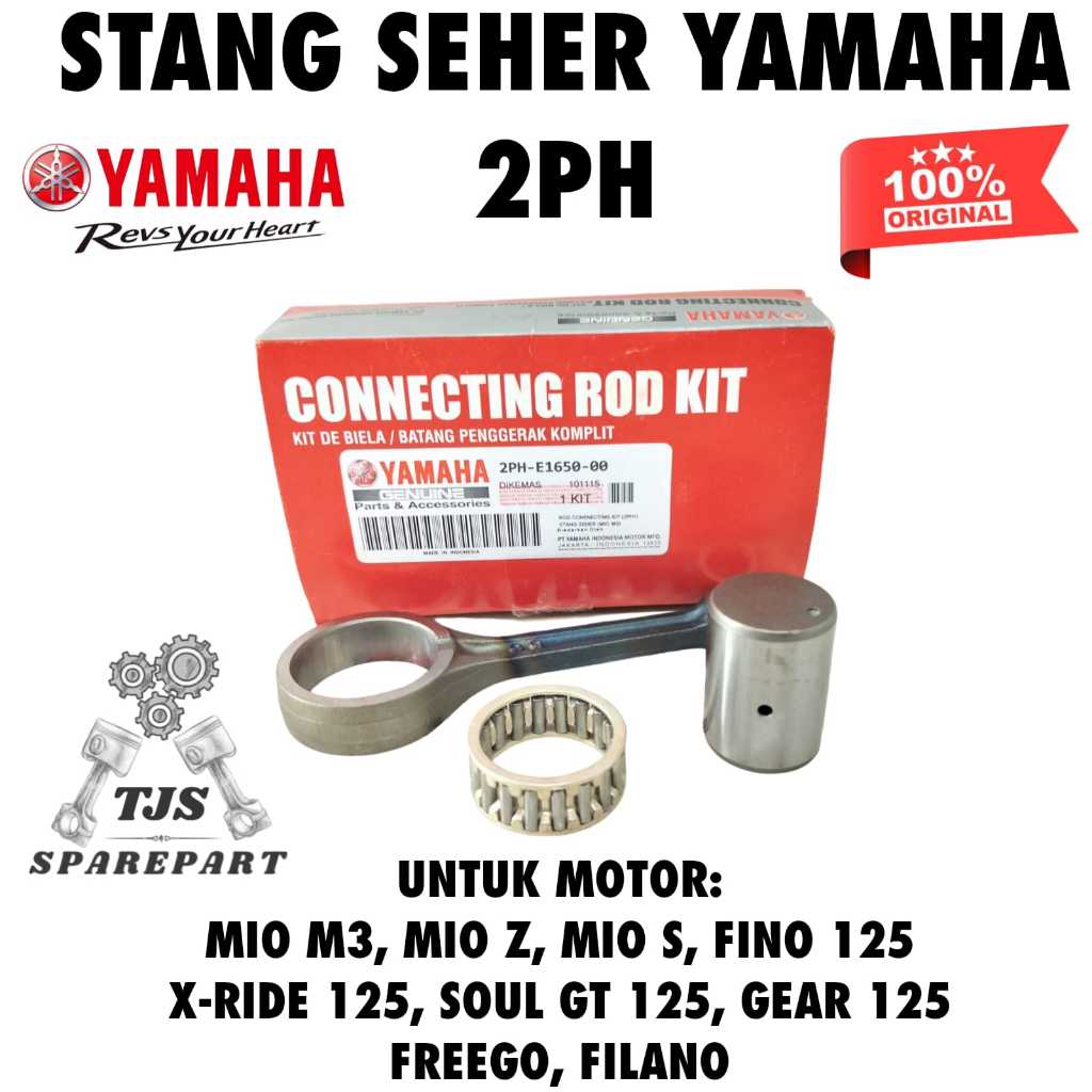 STANG SEHER ONLY KODE 2PH ORI 100% YAMAHA PISTON Mio M3,Mio Z,Mio S,Fino 125,X-Ride125,Soul GT125