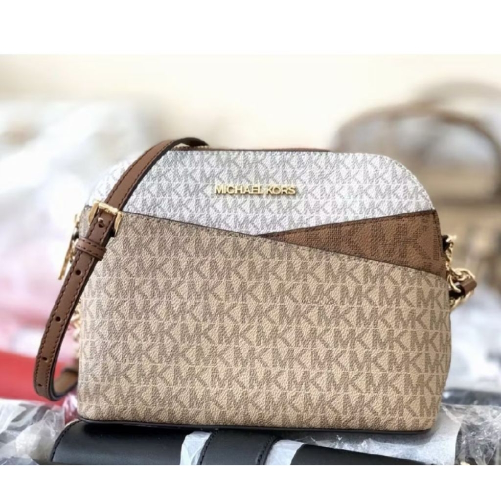MK dome jetset multi brown